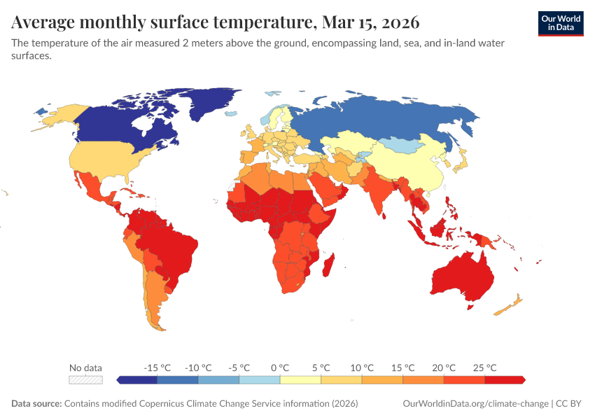 A thumbnail of the "Average monthly surface temperature" chart