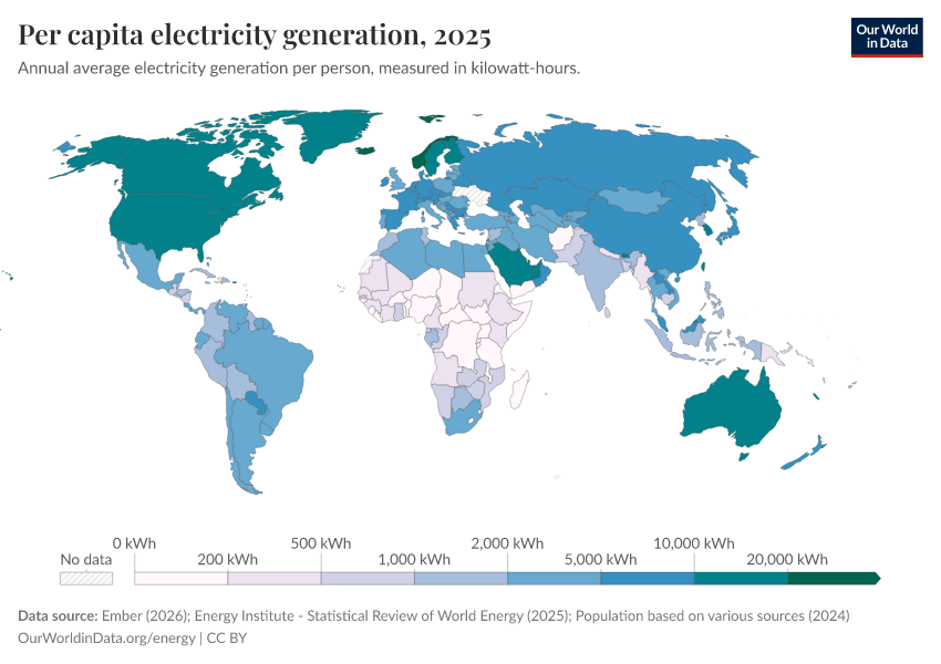 A thumbnail of the "Per capita electricity generation" chart