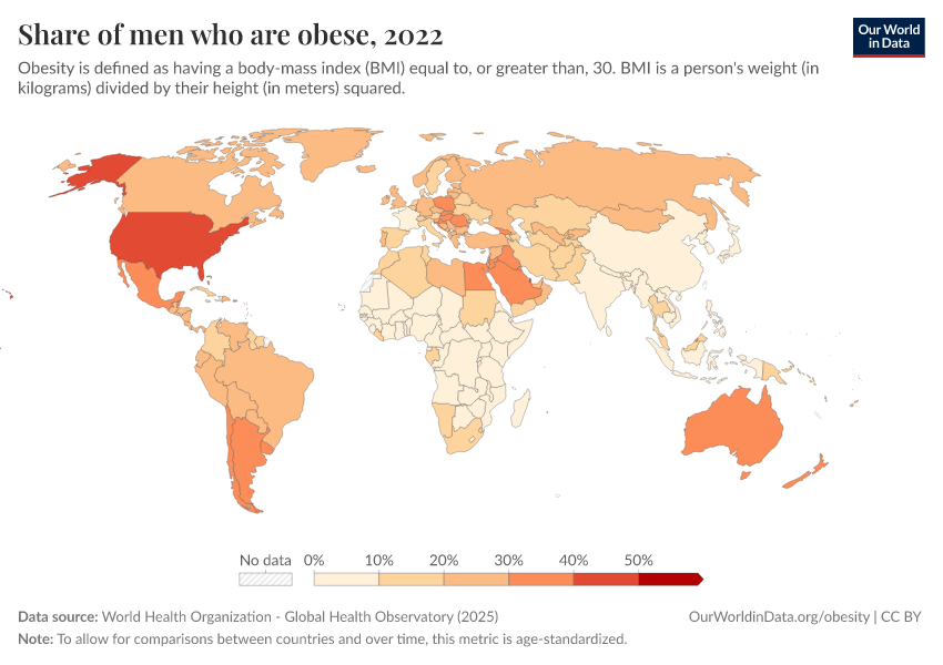 A thumbnail of the "Share of men who are obese" chart